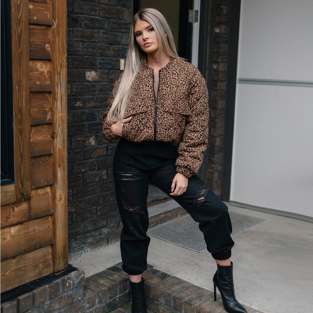 Leopard Print Women's Jacket